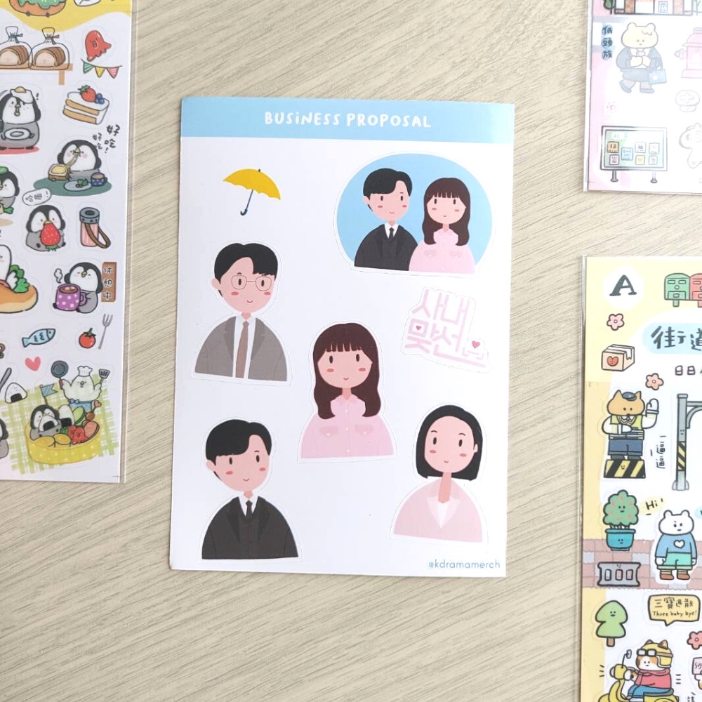 BUSINESS PROPOSAL STICKER DRAMA KOREA / DRAKOR / DRAMA KOREA FANKIT / STICKER AESTHETIC / DRAKOR KIT