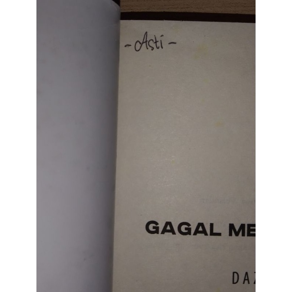 Gagal Menjadi Manusia Preloved