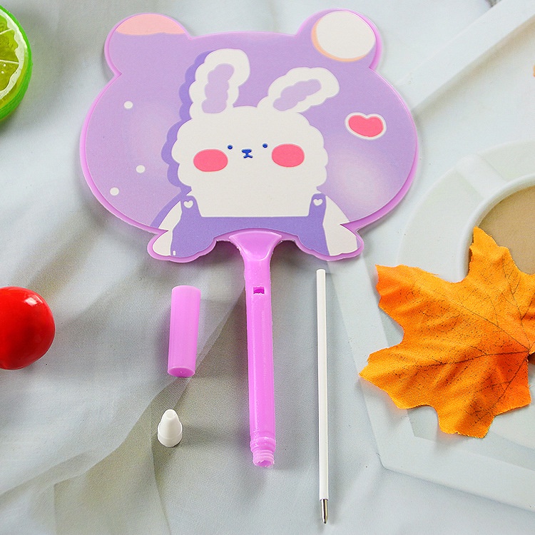 ⭐️𝐈𝐇𝐒 𝟗𝟎𝟗 𝐋𝐚𝐦𝐩𝐮𝐧𝐠⭐️Pulpen Kipas Karakter Bear Pena Kipas Motif Beruang Souvenir Lucu
