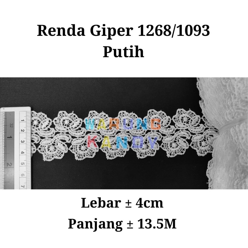 Renda Giper 1268 / 1093 46mm Putih