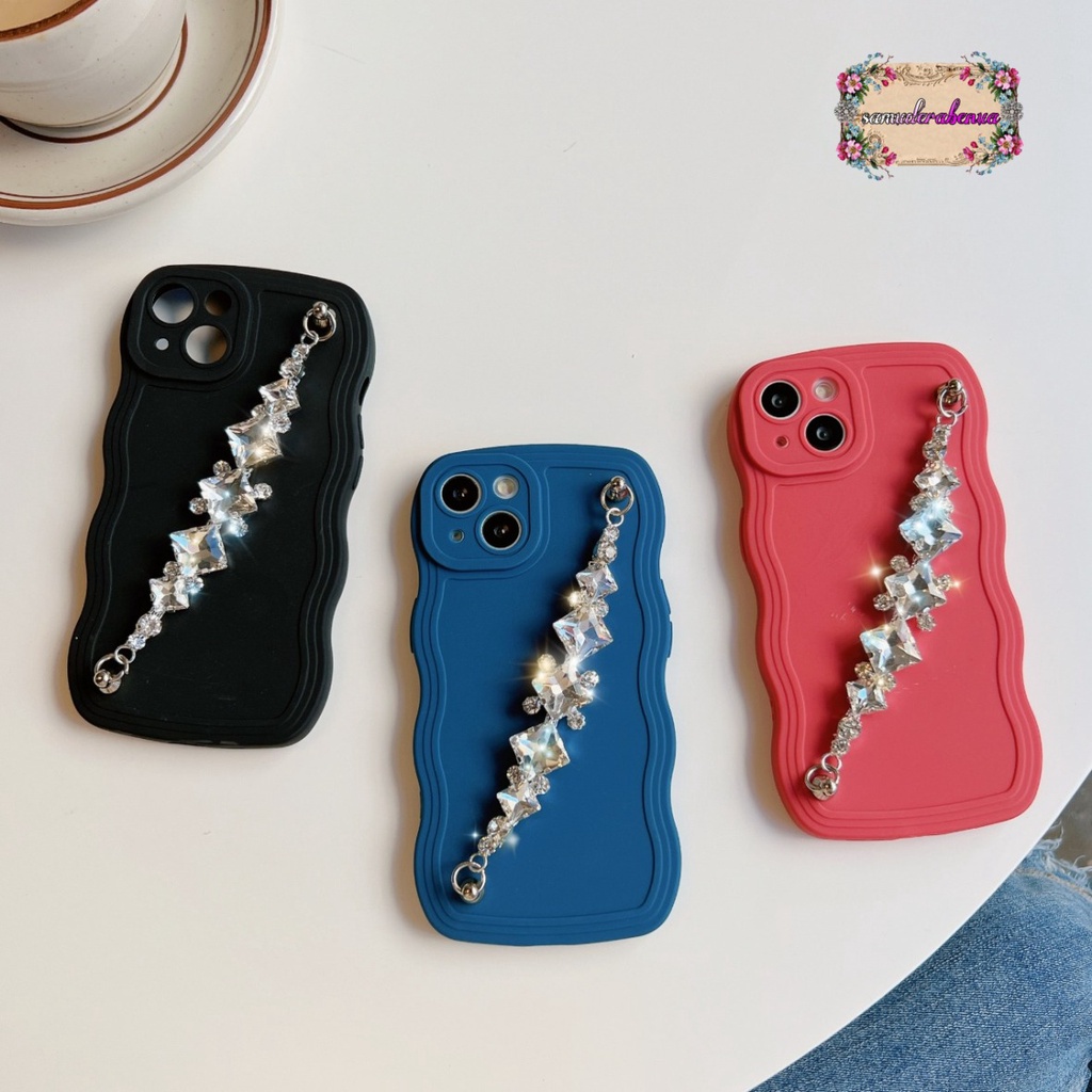 GC03 SOFTCASE GELOMBANG RANTAI DIAMOND FOR OPPO A3S A1K A5S A7 A11K A12 A15 A16 A55 A17 A17K A31 A8 A37 NEO 9 A39 A57 A71 A83 F1S A59 F5 F7 A9 2020 A52 A92 A53 A33 2020 A54 A55 A57 2022 A77S SB4733