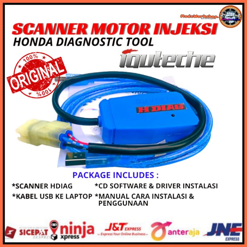 Jual Scanner Motor Injeksi Honda Diagnostic Tool Iquteche H Diag Alat Scanner Motor Alat Reset