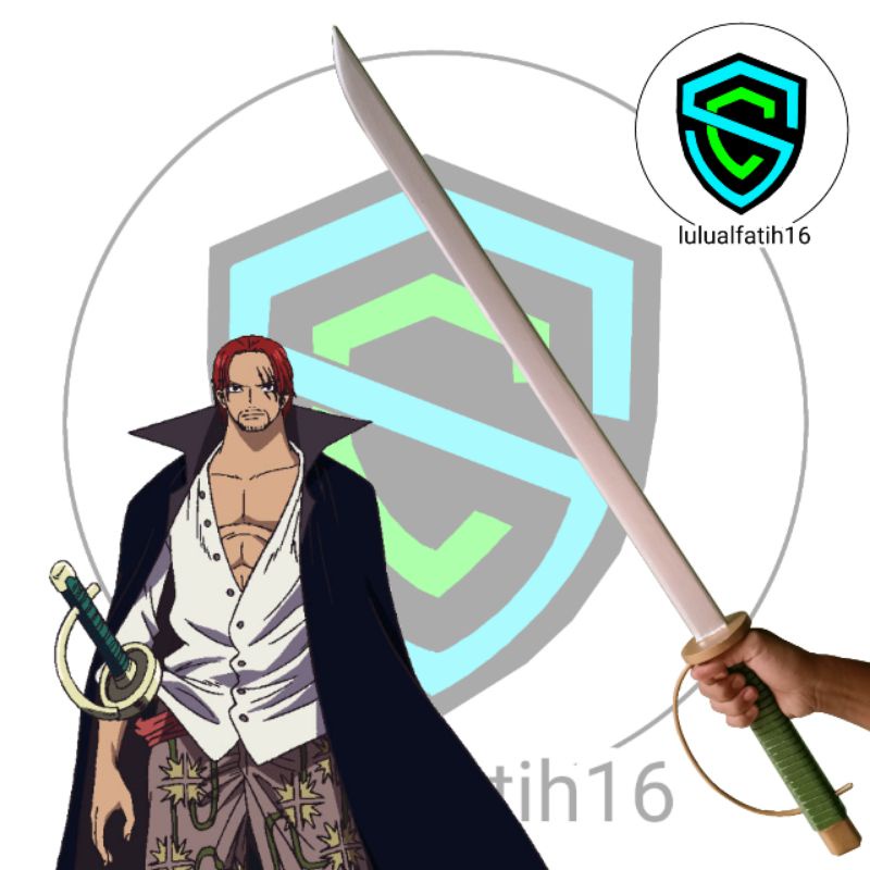 Pedang Cosplay Gryphon Shanks One Piece