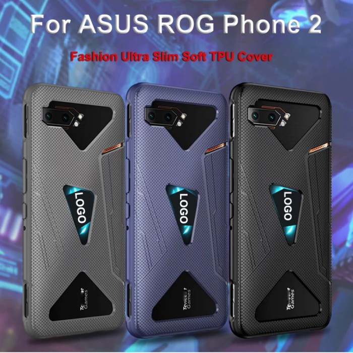 Casing Asus Rog Phone 2 Hard Case Penutup Belakang Cangkang Silikon