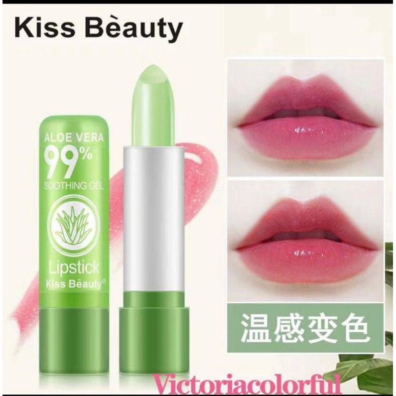 LIPBALM ALOEVERA KISS BEAUTY / LIPBALM ALOEVERA