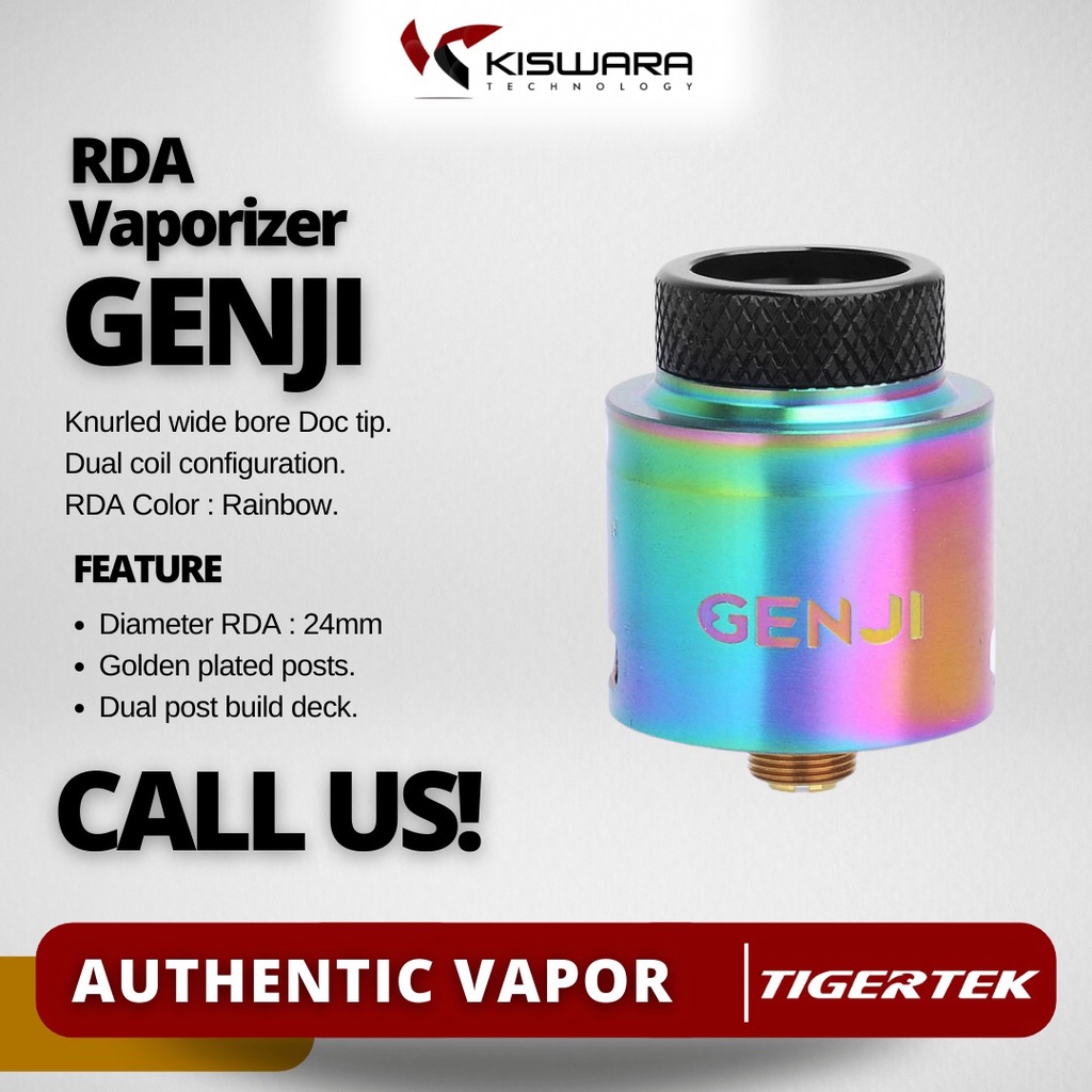 Genji 24 RDA Atomizer - RAINBOW [Authentic]