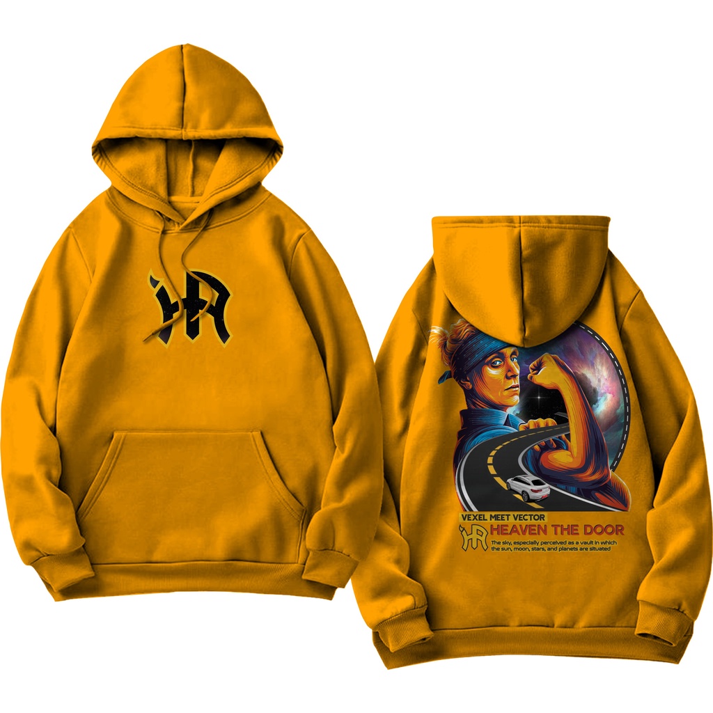 Heaven Street Wear Holyrider Jumper Hoodie II Sweater Hoodie Distro Sablon DTF Fleece Cotton Size M-XXL (Pria &amp; Wanita) Free stiker&amp;Gantungan Kunci