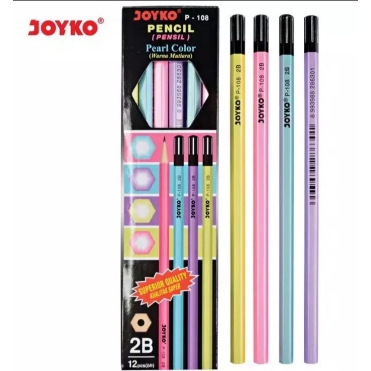 

Pensil 2B Joyko P-108 ( 12 pcs )