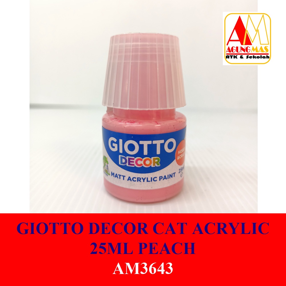 

GIOTTO DECOR CAT ACRYLIC 25ML PEACH
