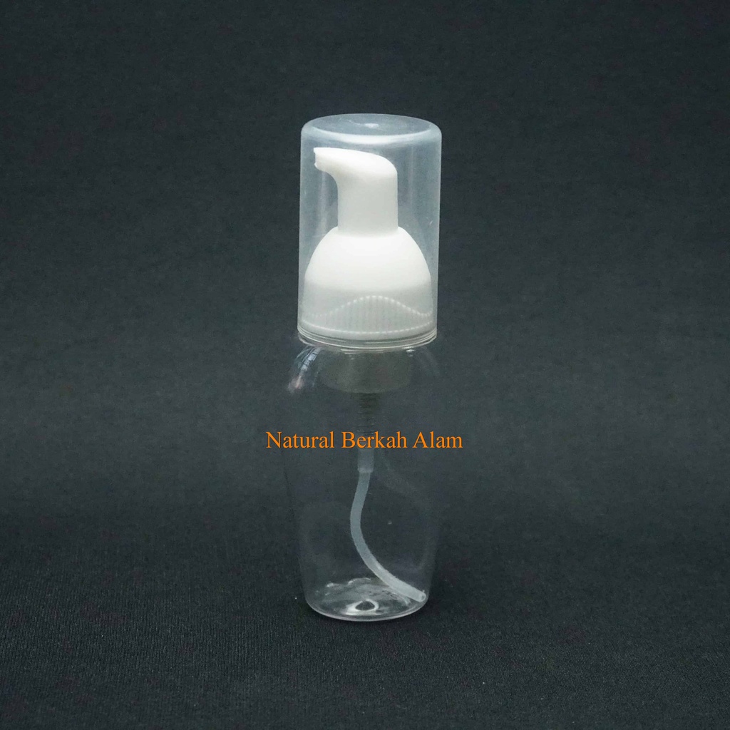 Botol Foamer 50 ml Hati Natural / Botol Plastik PET / Botol Foamer / Botol Sabun Pump / Botol Busa F