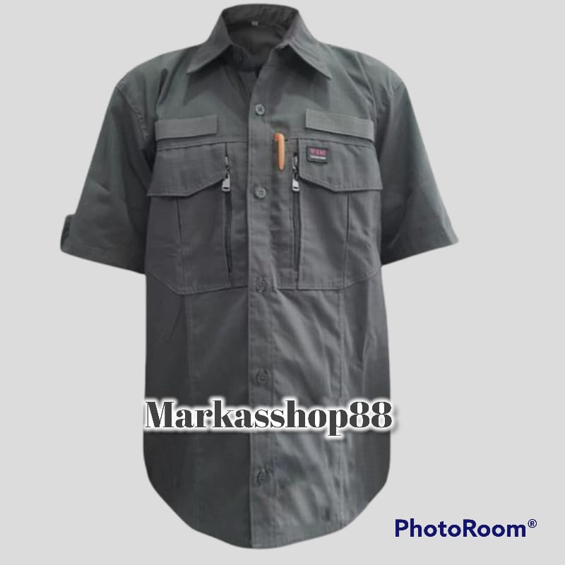 kemeja tactical w-tac lengan pendek   / kemeja tactical / kemeja lapangan / kemeja PDL