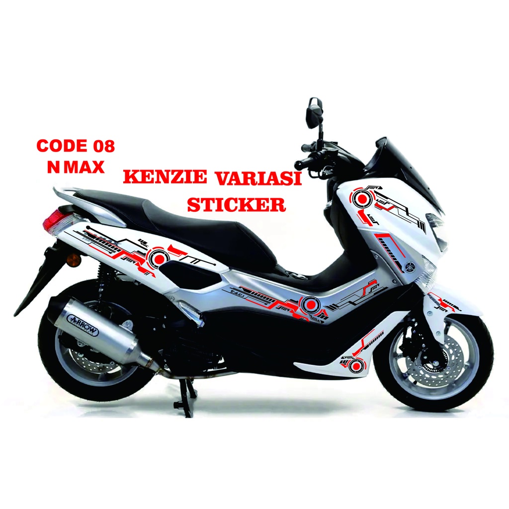 AKSESORIS YAMAHA N MAX, Stiker Cuting Striping List Body VARIASI MOTOR YAMAHA Nmax lama  #08