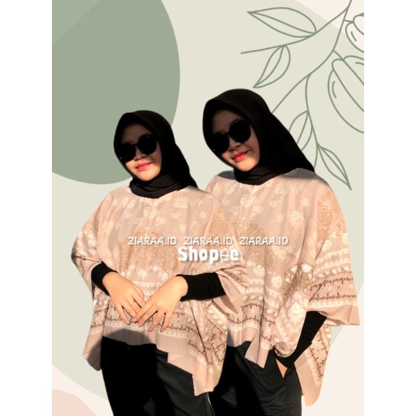 ZIARA ID - OUTER SCARF KIMONO CROP | OUTER CROP KIMONO BATWING