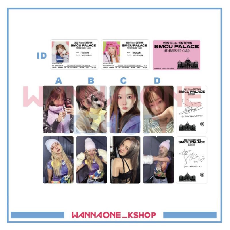 photocard smcu girls generation snsd