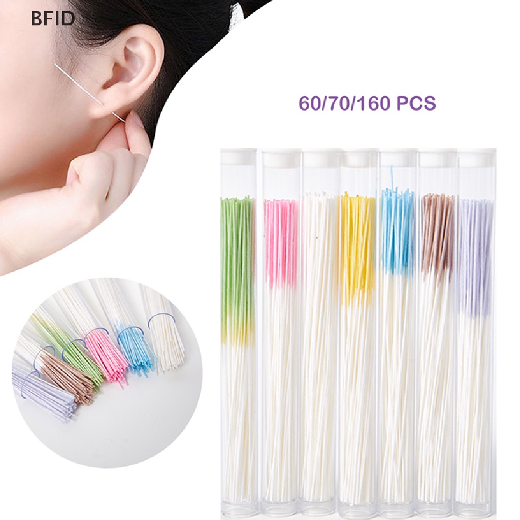 [BFID] 60/70/160pcs Set Pembersih Telinga Grass Paper Floss Ear Hole Aftercare Tools [ID]