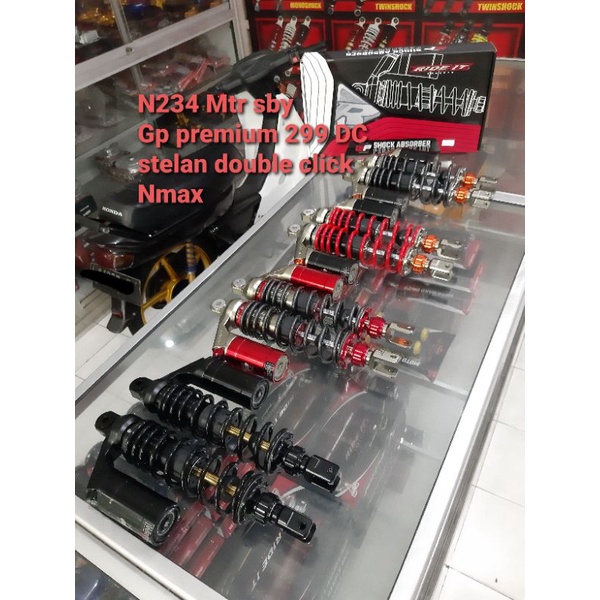 Shock tabung matic RIDE IT GP Premium 299 DC stelan double click Nmax Nmax New PCX