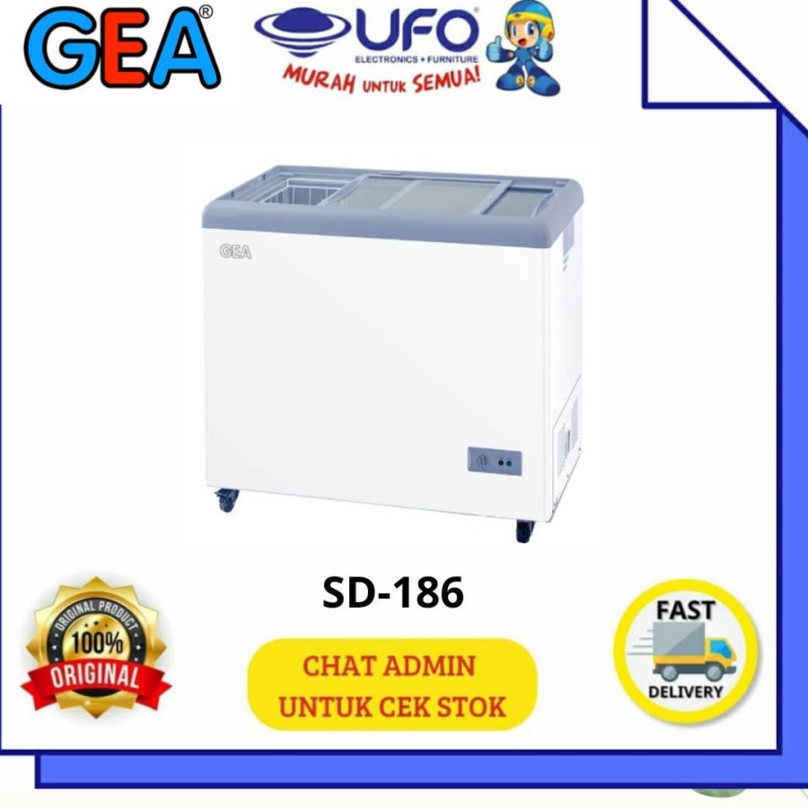 GEA SD186 Freezer GEA Sliding Flat Glass