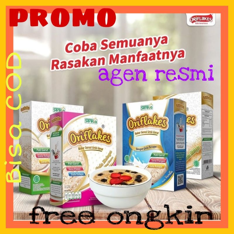 Oriflakes sereal umbi Garut, asam lambung maag Gerd Oriflakes
