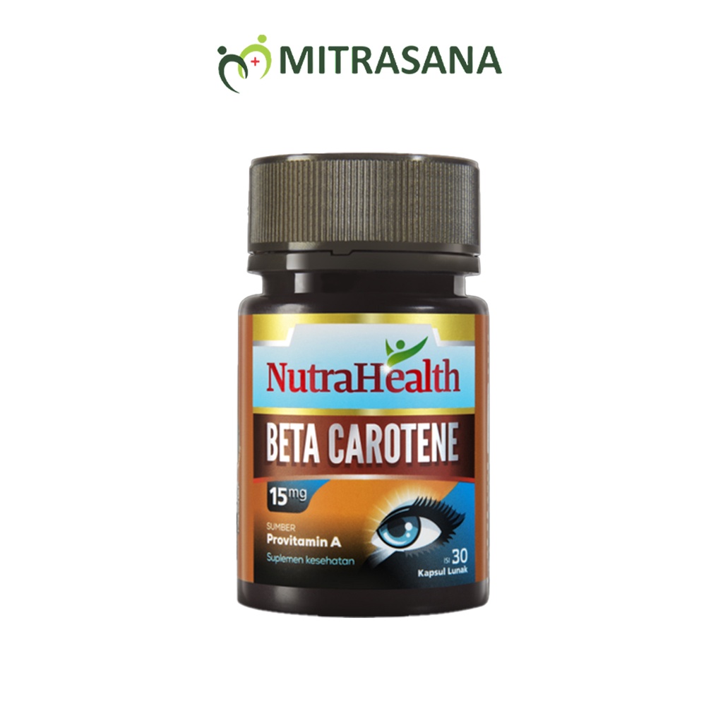 NutraHealth Beta Carotene 6/15 mg - 30 Kapsul Lunak