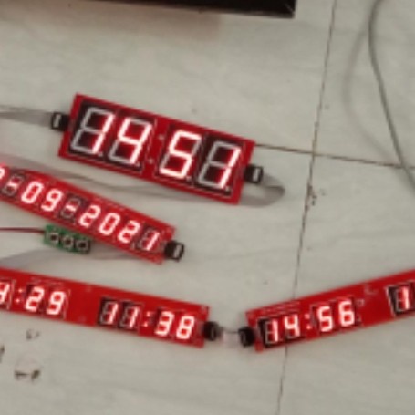 modul/kit jam digital otomatis jadwal sholat digital 1,8 inch