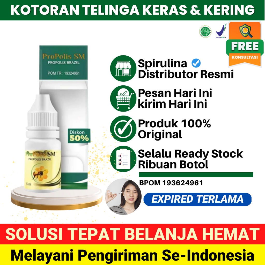 Obat Kotoran Telinga Keras dan Kering Telinga Gatal Aman Untuk Anak Anak Obat Tetes Telinga Anak Pro
