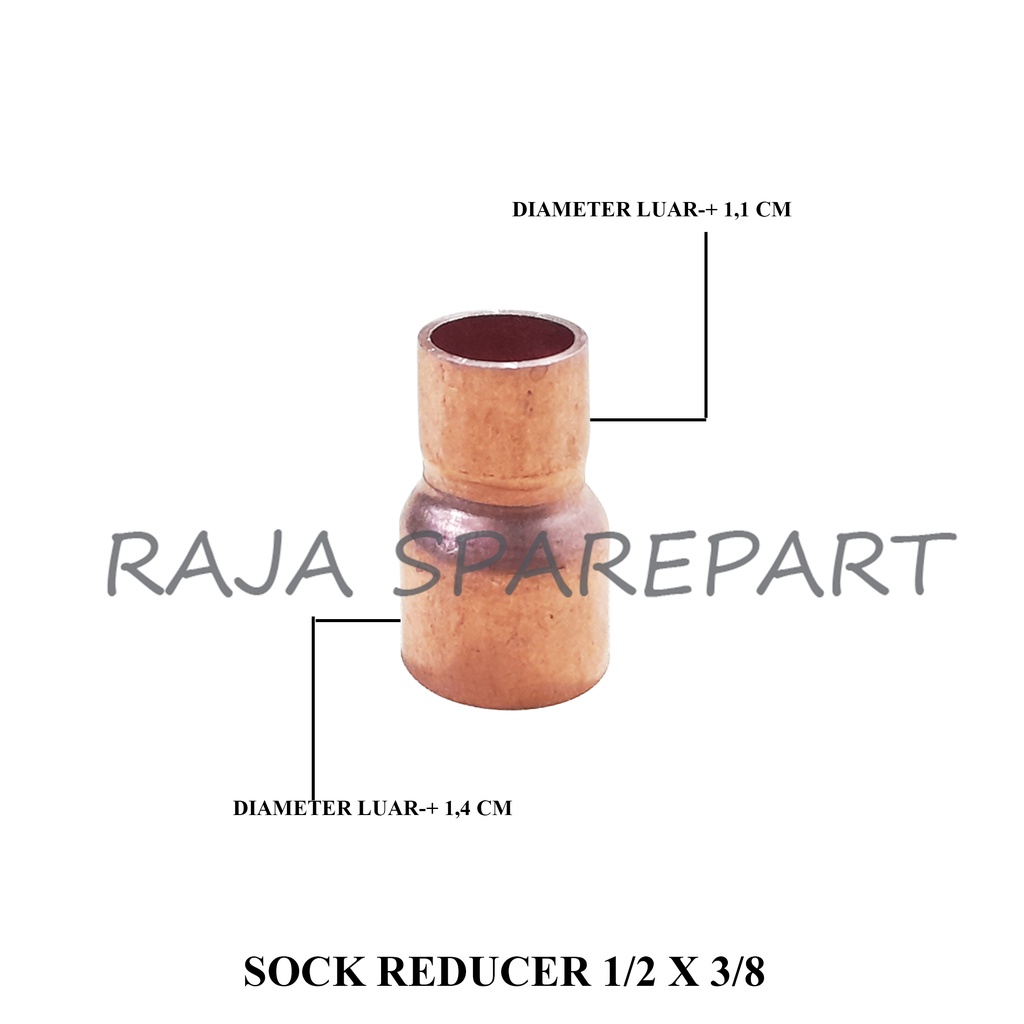 REDUCER/SOCK/REDUCE/SOCK REDUCER 1/2 X 3/8