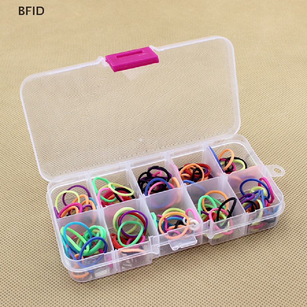 [BFID] 10kisi Kotak Penyimpanan Plastik Transparan Dapat Disesuaikan Untuk Kotak Alat Perhiasan Komponen Kecil Manik Pil Organizer Nail Art Tip Case [ID]