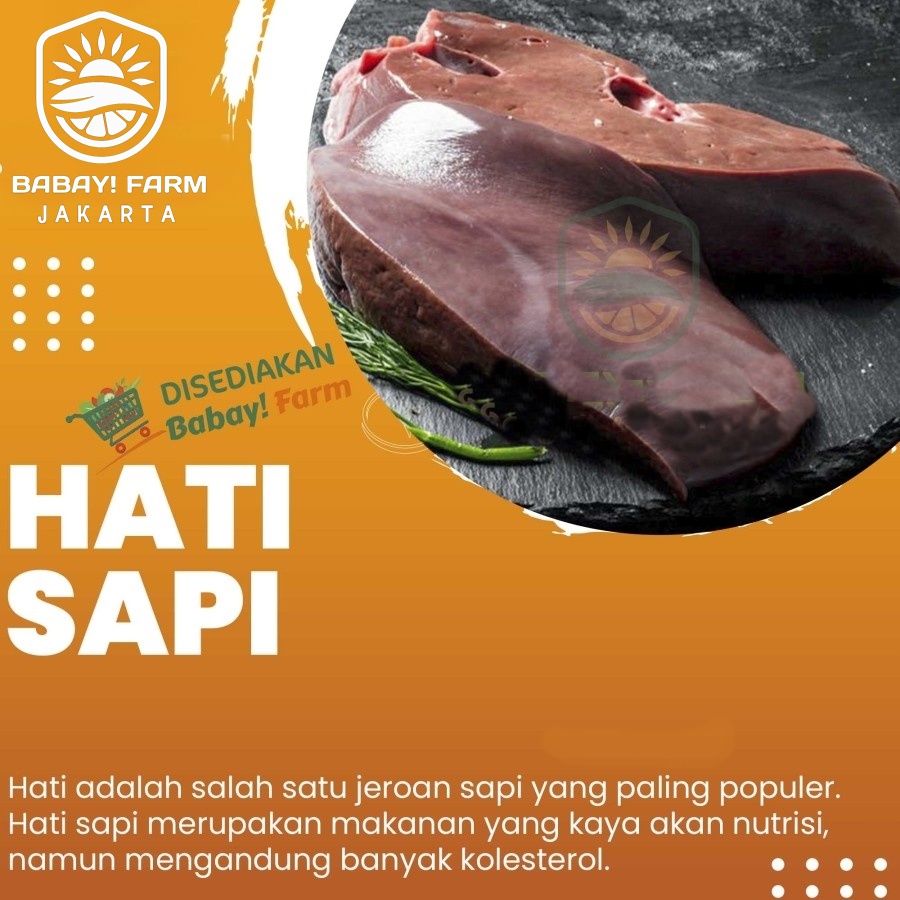 

jerohan hati sapi 250 gram / beef liver 500 gr