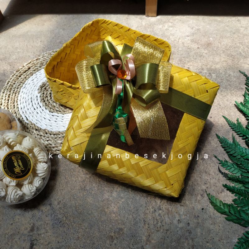 EID MUBAROK | SEPASANG BESEK MPS WARNA | besek cantik besek mika besek warna besek murah besek hanta