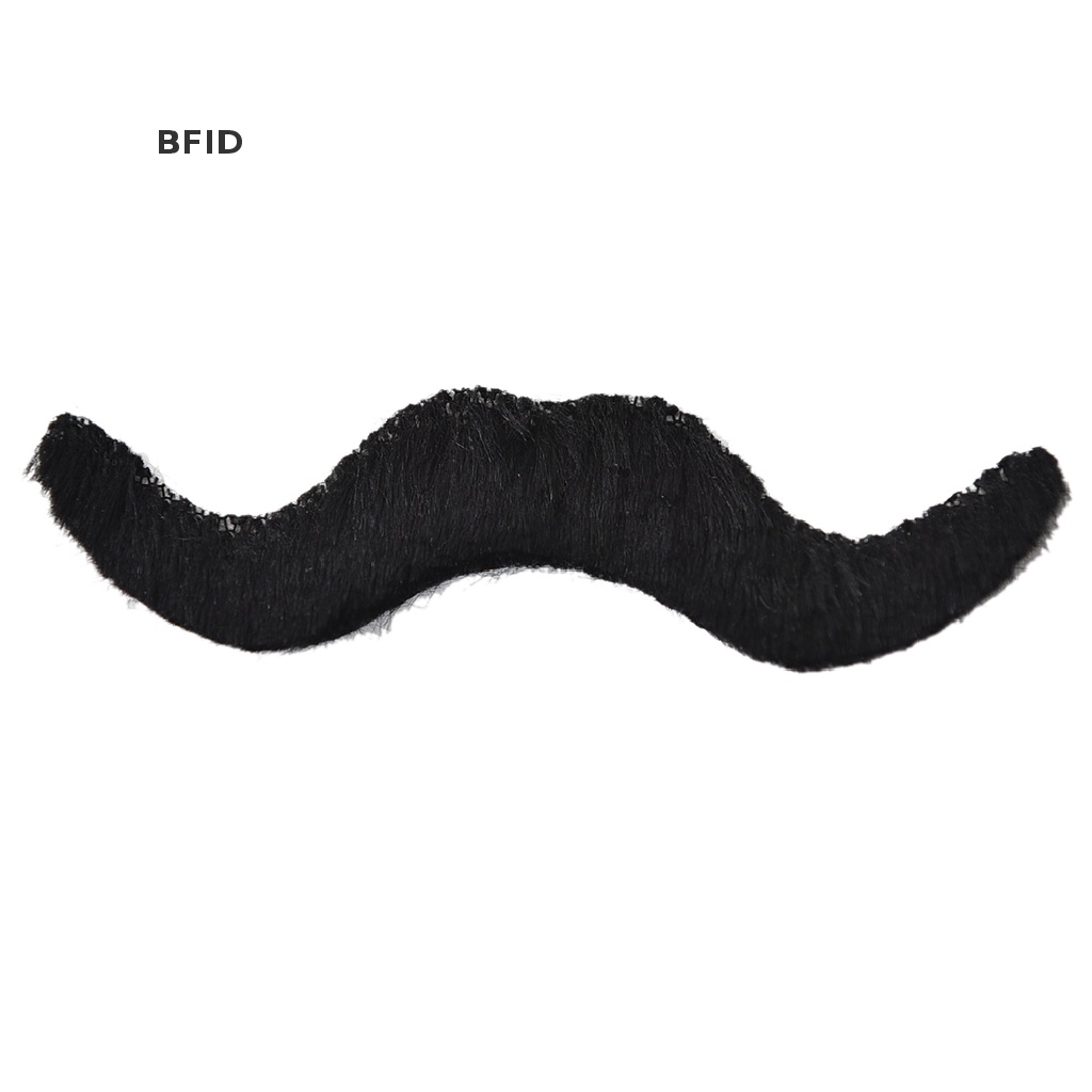 [BFID] 12pcs Set Pria Hitam Kumis Kumis Palsu Lucu Jenggot Pesta Kostum Halloween [ID]