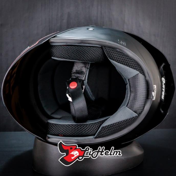 JITSU HELM JS1 SERIES SOLID | BLACK DOFF | PREMIUM - HALF FACE