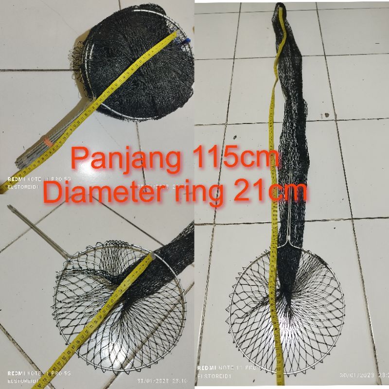 KERAMBA IKAN 115cm Ring 21 Kerumbu Koja Tusuk tancap dan Double ring susun tempat ikan