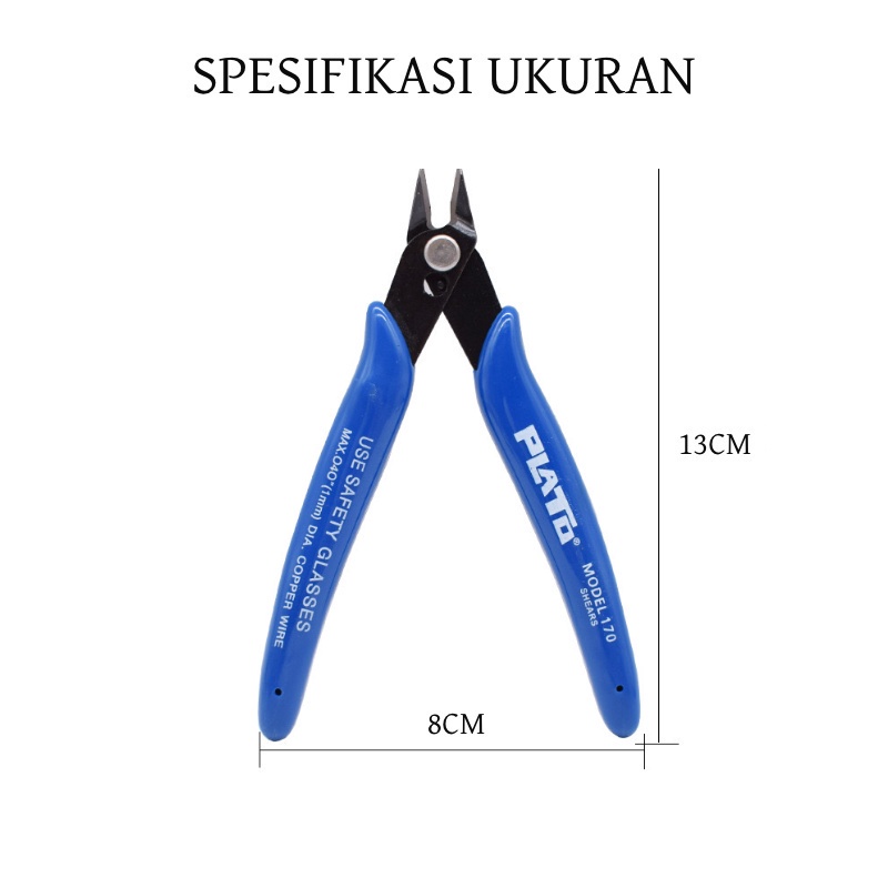 [HKL] Tang Potong Wire Cable 5 Inci / Tang Potong Kawat / Tang Plato / Tang Kawat / Tang Kabel