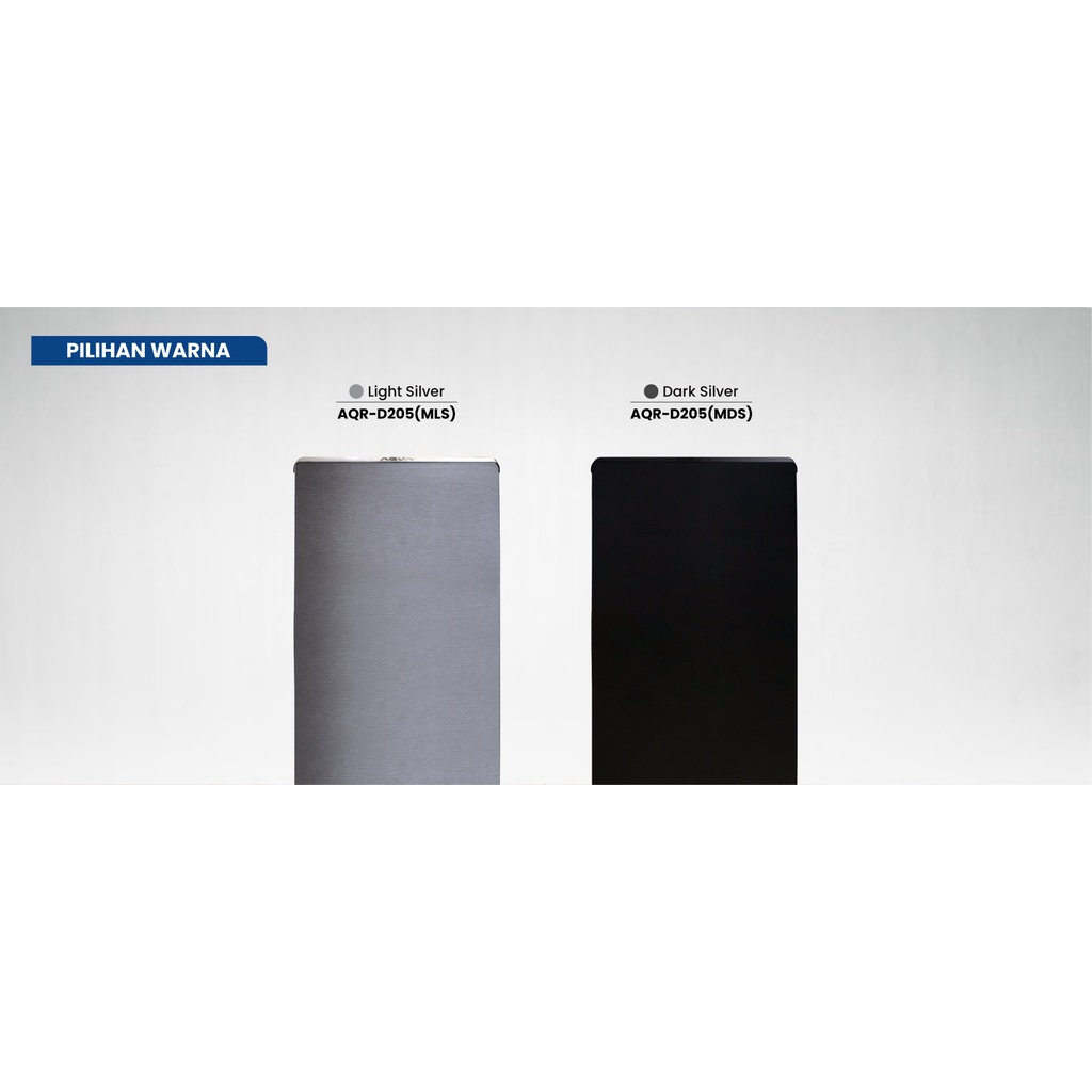 KULKAS AQUA JAPAN AQRD 205 MDS/MLS LEMARI ES 1 PINTU AQRD205MDS 205MLS