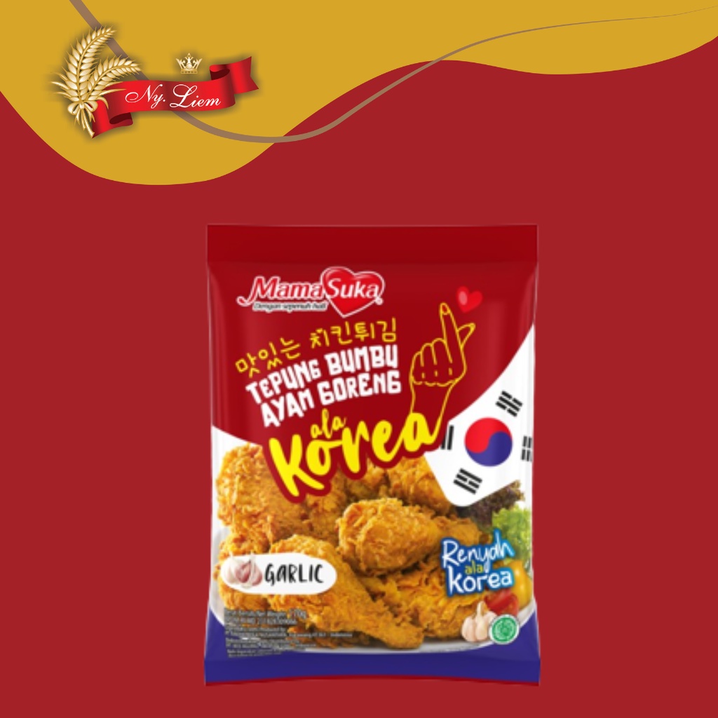 MAMASUKA Tepung Ayam Goreng Ala Korea GARLIC 170 gram