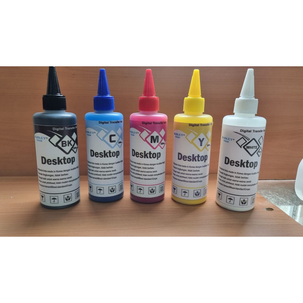 Tinta DTF (Digital Transfer Film) merk AUDLEY 200 ML Dekstop