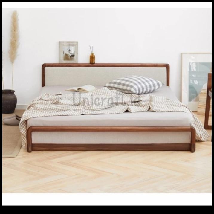 Dipan Lesehan Tempat Tidur Minimalis Kayu Jati Solid - 160 X 200 Cm