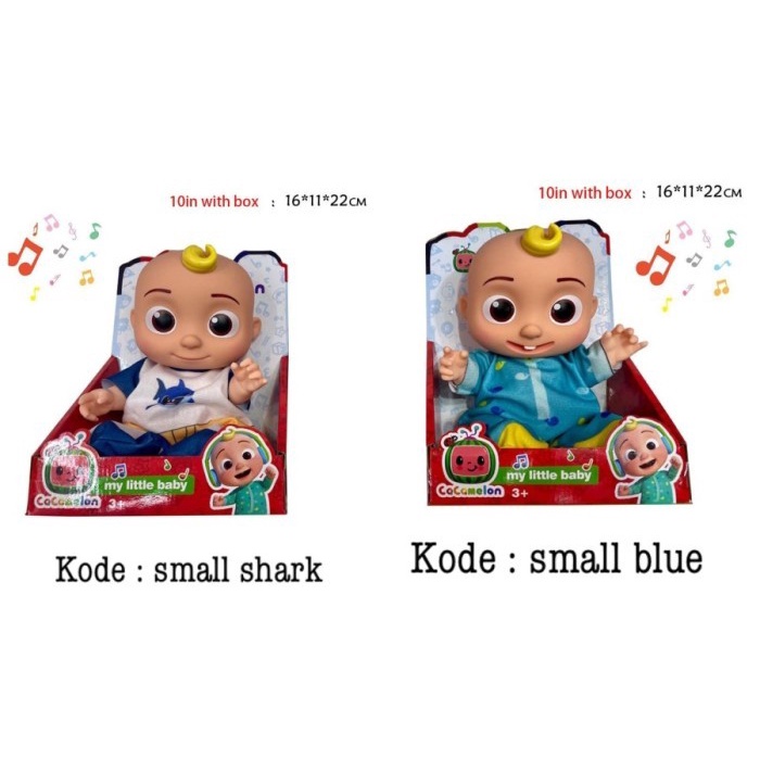 COCOMELON BONEKA JJ ( with song finger family) small size 20cm - 20cm - 25cm
