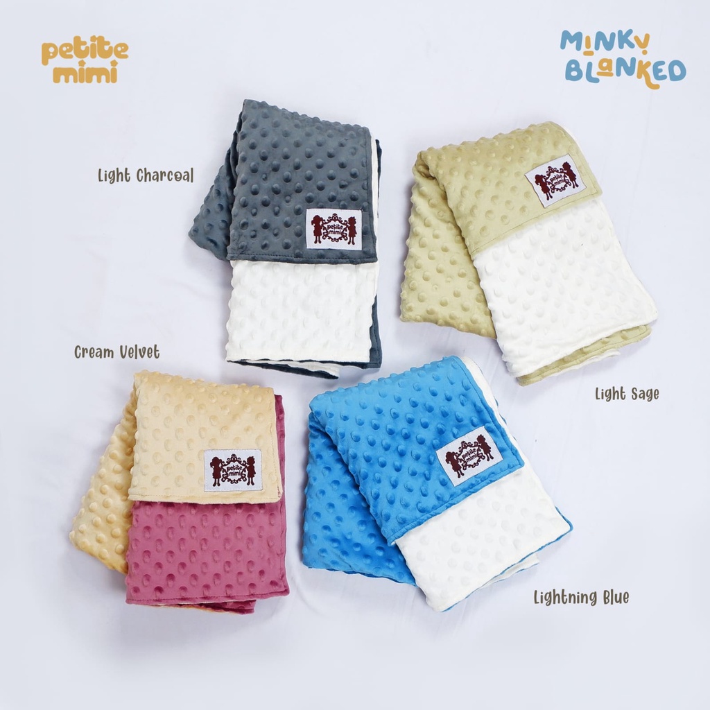 PREMIUM Selimut Petite Mimi PREMIUM MINKY Blanket HIGH QUALITY 73 x 100 cm Lembut