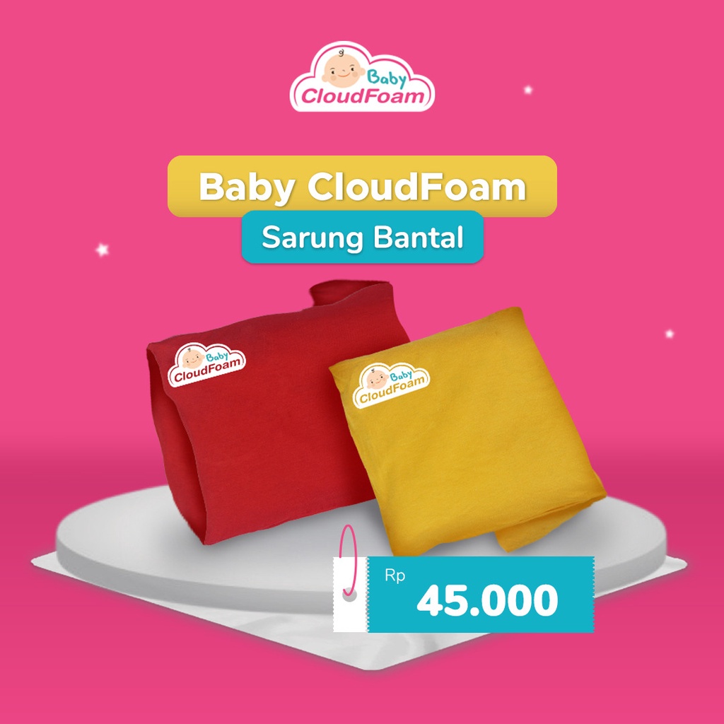 Sarung Bantal Baby Cloudfoam Cotton Bamboo Anti Bakteri