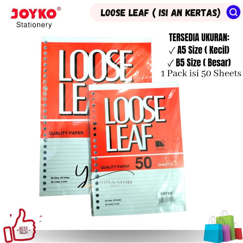 

KERTAS BINDER POLOS / ISIAN BINDER/ LOOSE LEAF ISI 50 LEMBAR KECIL/BESAR -( 1 PAK/50 LEMBAR)