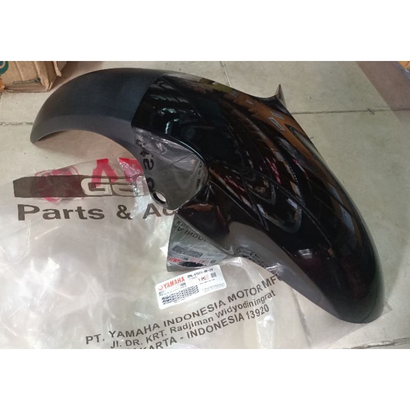 slebor depan yamaha R15 hitam 2PK-F1511-00-2Y.original YGP