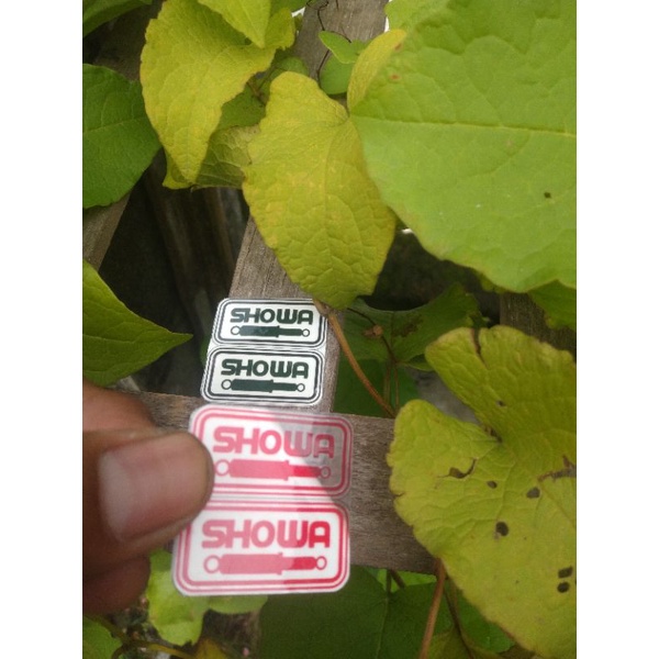 sticker stiker showa sticker shock depan belakang astrea