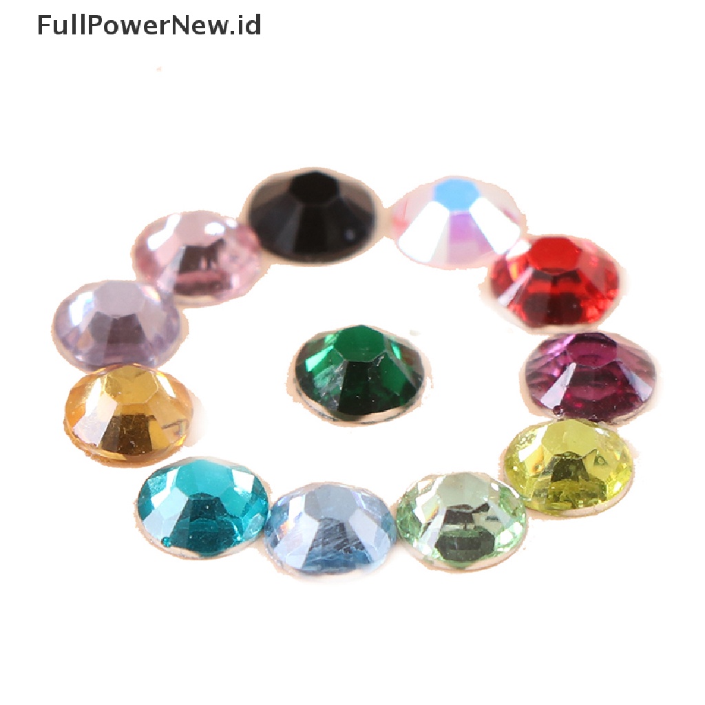 Power 5mm 1000Pcs Berlian Imitasi AB Susu Jelly Flatback Resin Kristal Untuk Pakaian/Nail Art ID