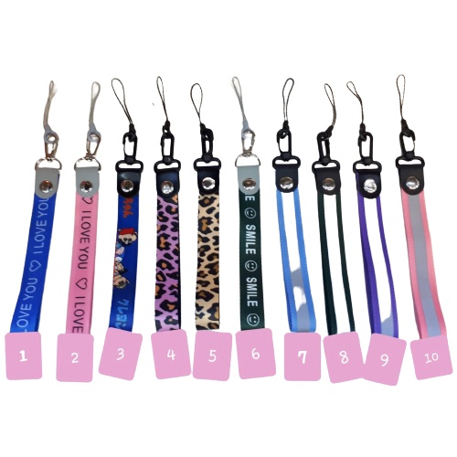 Tali Pendek Motif Lucu Gantungan Hp