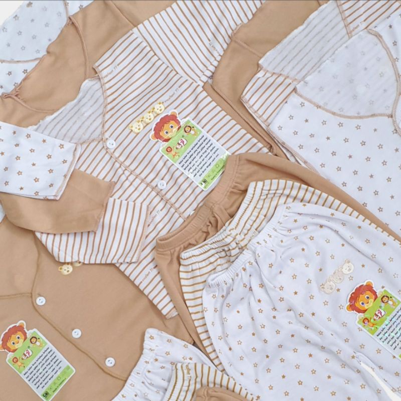 (18 Pcs) Baju Bayi Celana Bayi SNI Paket Perlengkapan Bayi Newborn E77 | Setelan Paket Lengkap Pakaian Bayi Baru lahir