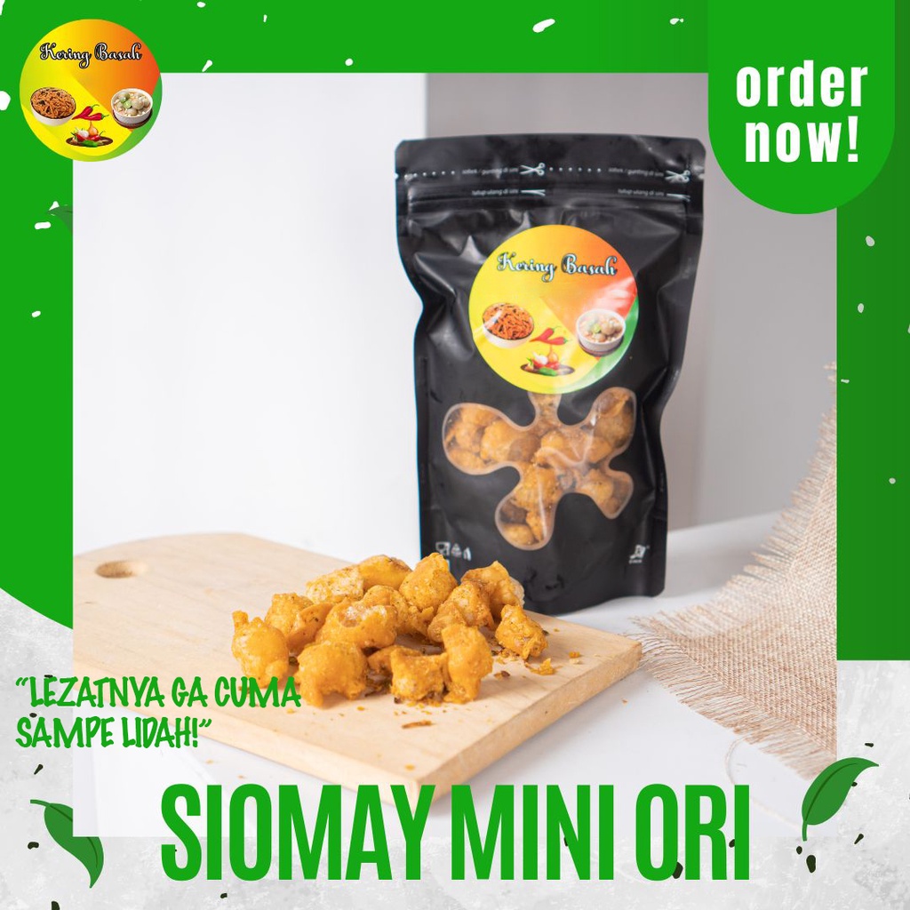 

Siomay Mini Kering 250gr Enak Gurih Renyah Pedas