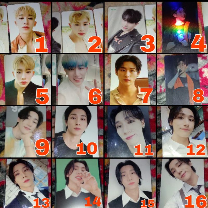 Monsta x photocard I.M changkyun wonho follow love Killa chillax comma ooak agent wah