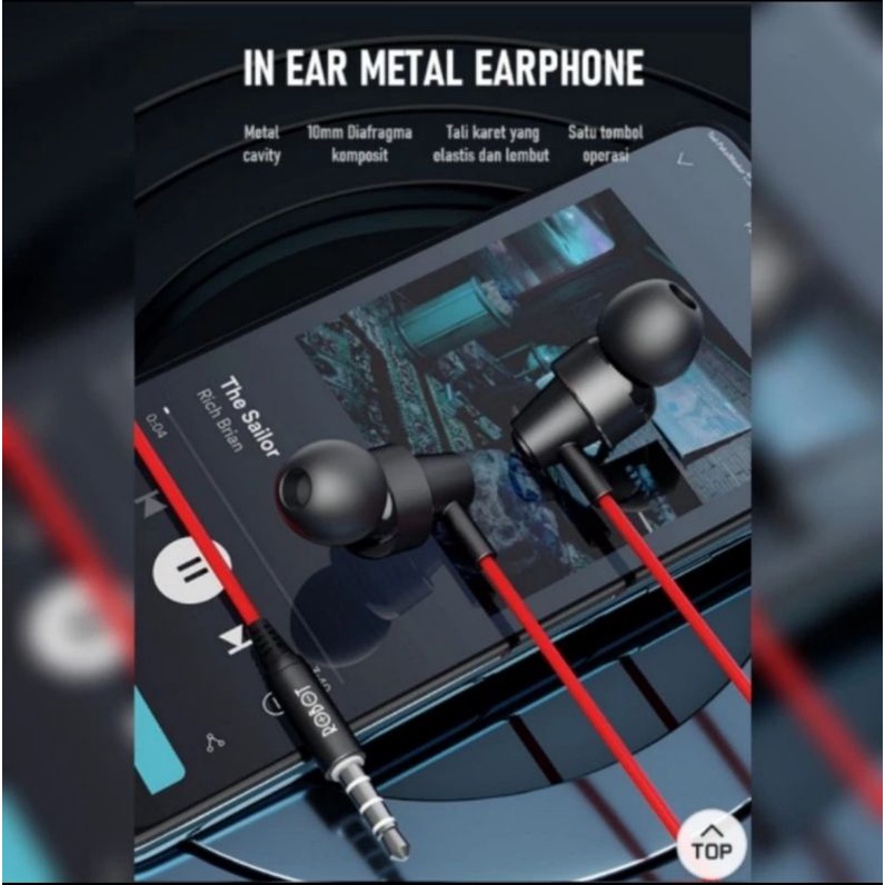 Earphone Robot RE240S in Ear - Robot RE240 S Headset Deep Rich Bass