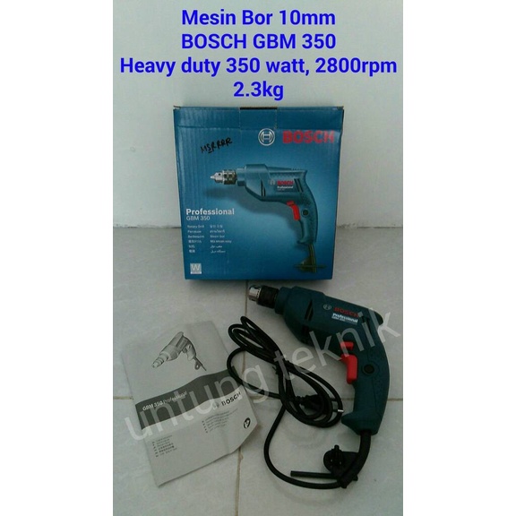 Bosch Gbm350 Profesional Mesin Bor 10Mm - Electric Drill
